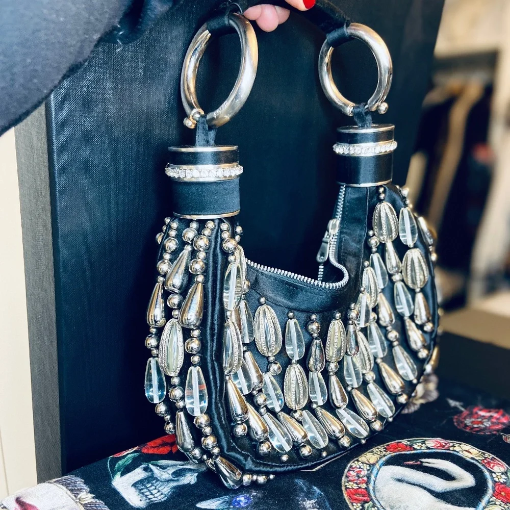 ⭐️SOLD⭐️ Chloe Beaded Bag - Picture 4 of 5